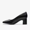 Dames Fernie Court zwarte leren schoenen US Dames Fernie Court zwarte leren schoenen US