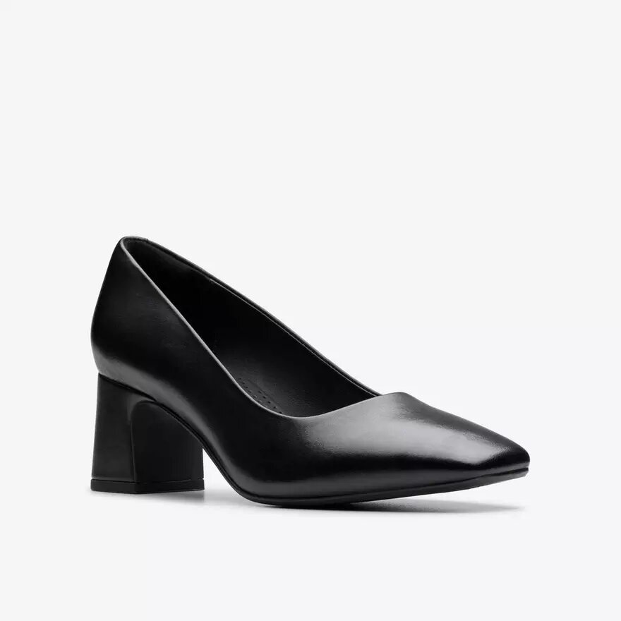 Dames Fernie Court zwarte leren schoenen US Dames Fernie Court zwarte leren schoenen US