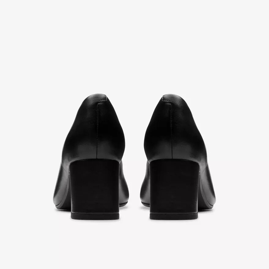 Dames Fernie Court zwarte leren schoenen US Dames Fernie Court zwarte leren schoenen US
