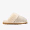 Dames Stockinette-slippers in kaki Dames Stockinette-slippers in kaki