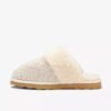 Dames Stockinette-slippers in kaki Dames Stockinette-slippers in kaki