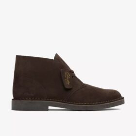 Desert Boot Evo voor heren, donkerbruin suède chukka