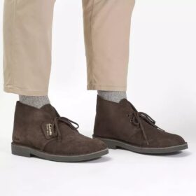 Desert Boot Evo voor heren, donkerbruin suède chukka