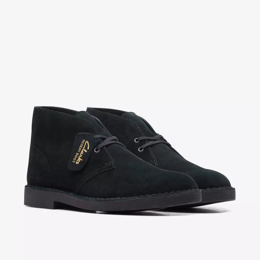 Desert Boot Evo voor heren, zwarte suède chukka Desert Boot Evo voor heren, zwarte suède chukka