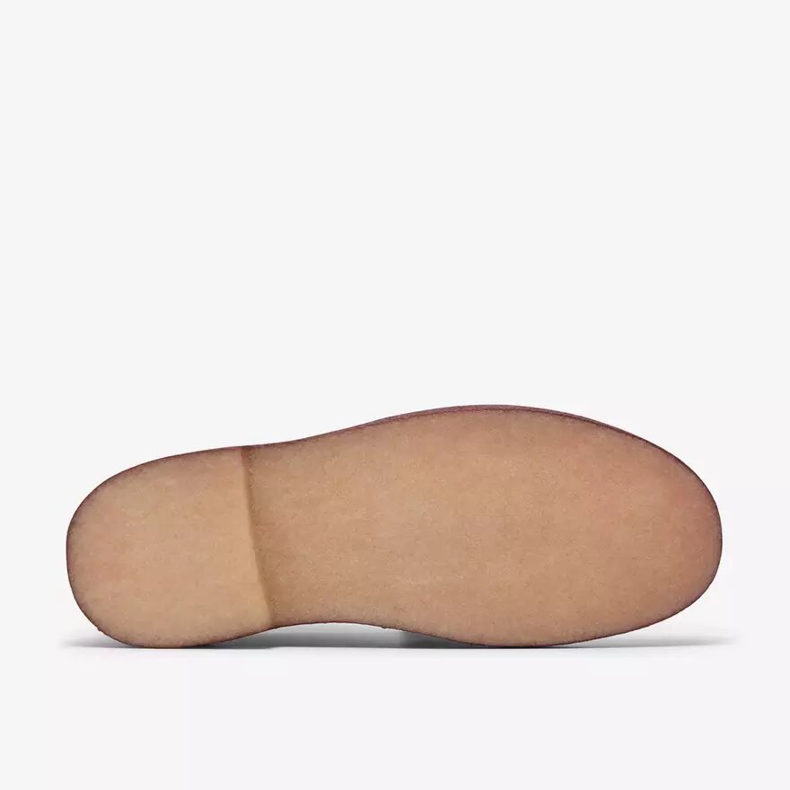 Desert Boot voor heren, wit leer Desert Boot voor heren, wit leer