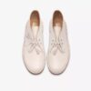 Desert Boot voor heren, wit leer Desert Boot voor heren, wit leer