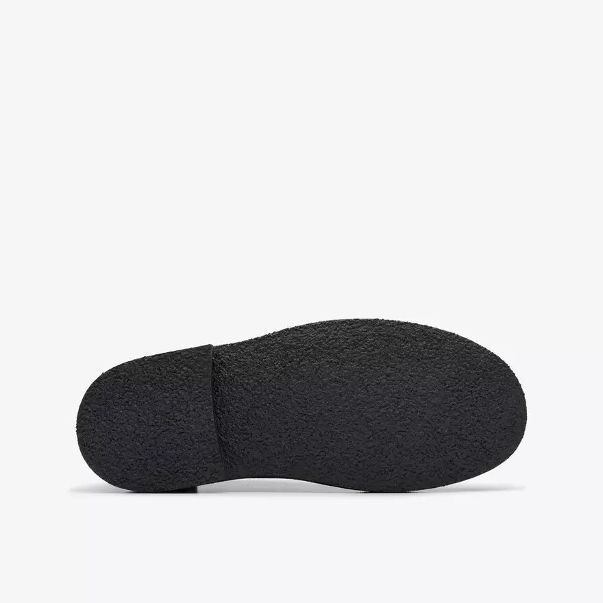Desert Boot voor jongens, oudere modellen, zwarte suède enkellaarsjes, VS Desert Boot voor jongens, oudere modellen, zwarte suède enkellaarsjes, VS
