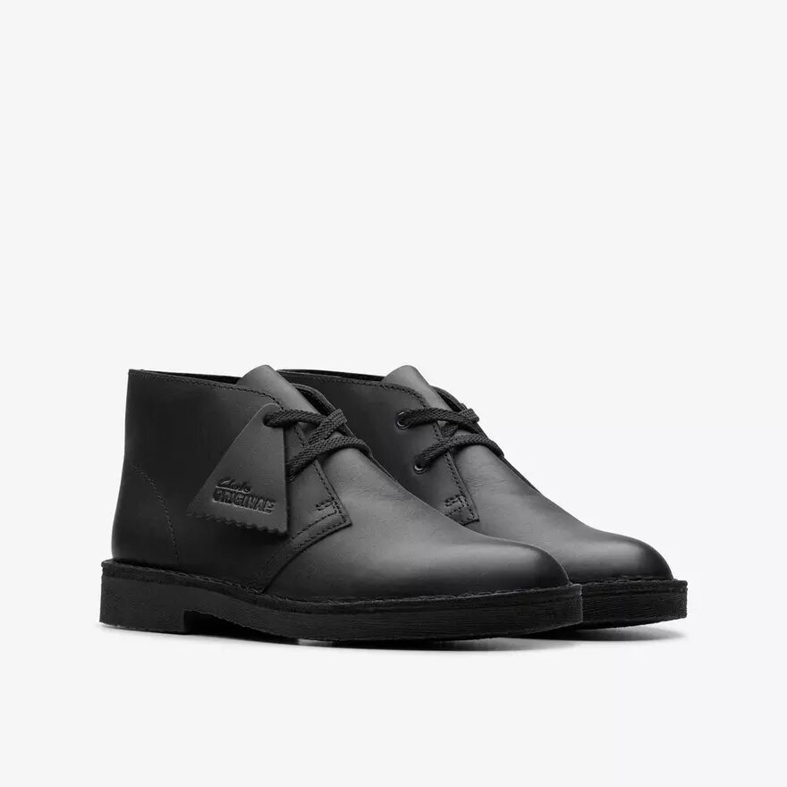 Desert boots voor jongens, oudere zwarte leren laarzen voor ons Desert boots voor jongens, oudere zwarte leren laarzen voor ons