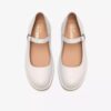 Desert Jane witte leren Mary Janes voor dames Desert Jane witte leren Mary Janes voor dames