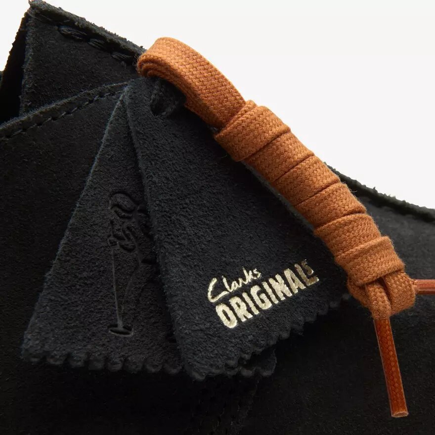 Desert Trek-schoenen voor dames van zwart suède Desert Trek-schoenen voor dames van zwart suède