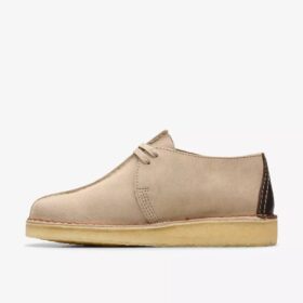 Desert Trek-schoenen voor heren van zandkleurig suède