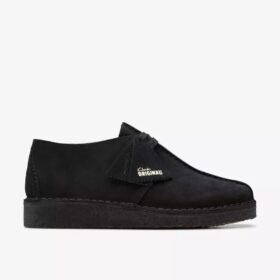 Desert Trek-schoenen voor heren van zwart suède (VS)