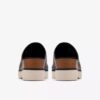 Diaz-slippers voor dames, zwarte leren Wedges, VS Diaz-slippers voor dames, zwarte leren Wedges, VS