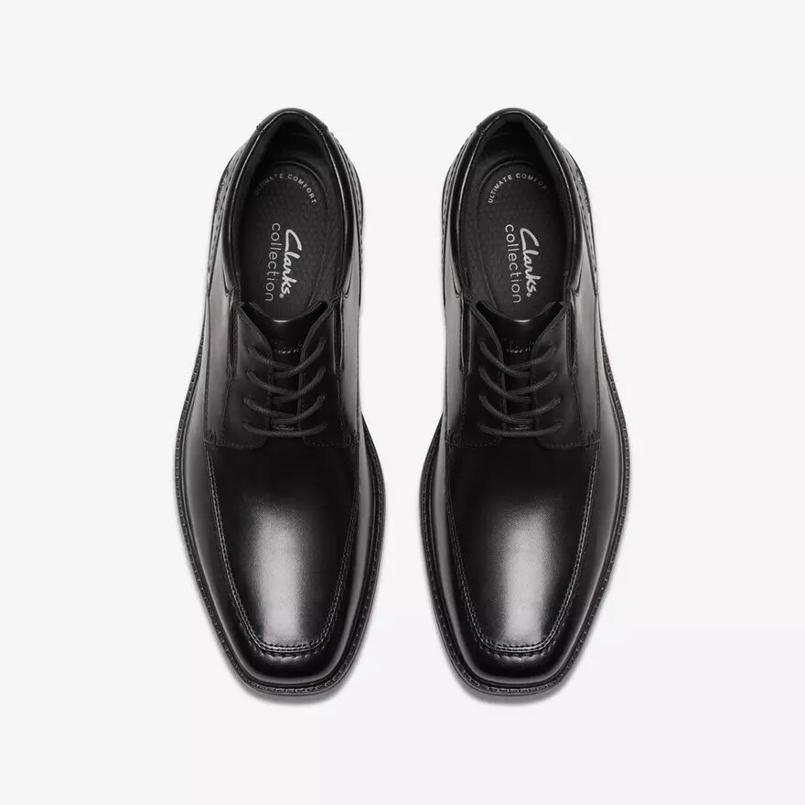 Dresslite Ace heren-Oxfords van zwart leer | clarks Dresslite Ace heren-Oxfords van zwart leer | clarks