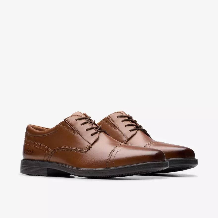Dresslite Cap heren-Oxfords van bruin leer Dresslite Cap heren-Oxfords van bruin leer