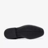 Dresslite Cap heren-Oxfords van zwart leer