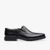 Dresslite Step herenloafer van zwart leer