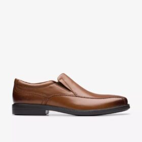 Dresslite Step herenloafers van donkerbruin leer