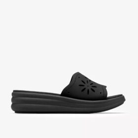 Drift Floral zwarte Wedges voor dames