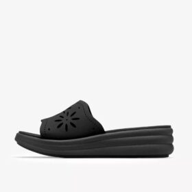 Drift Floral zwarte Wedges voor dames