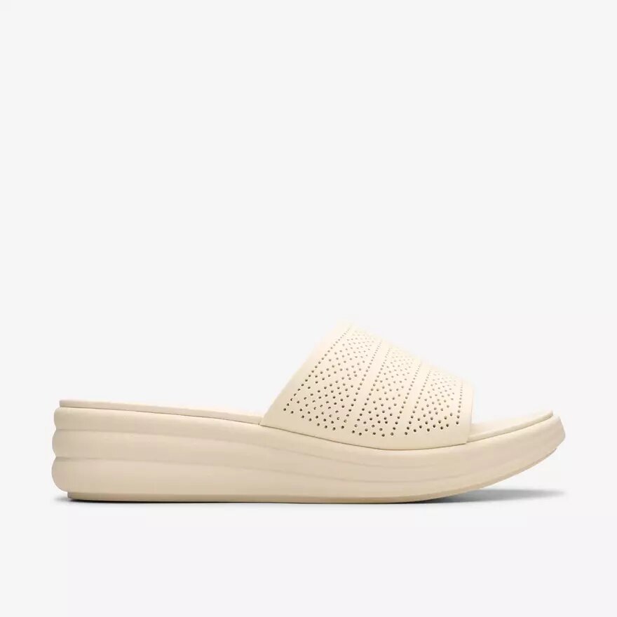 Drift Twist crèmekleurige Cloudsteppers™-Wedges voor dames Drift Twist crèmekleurige Cloudsteppers™-Wedges voor dames