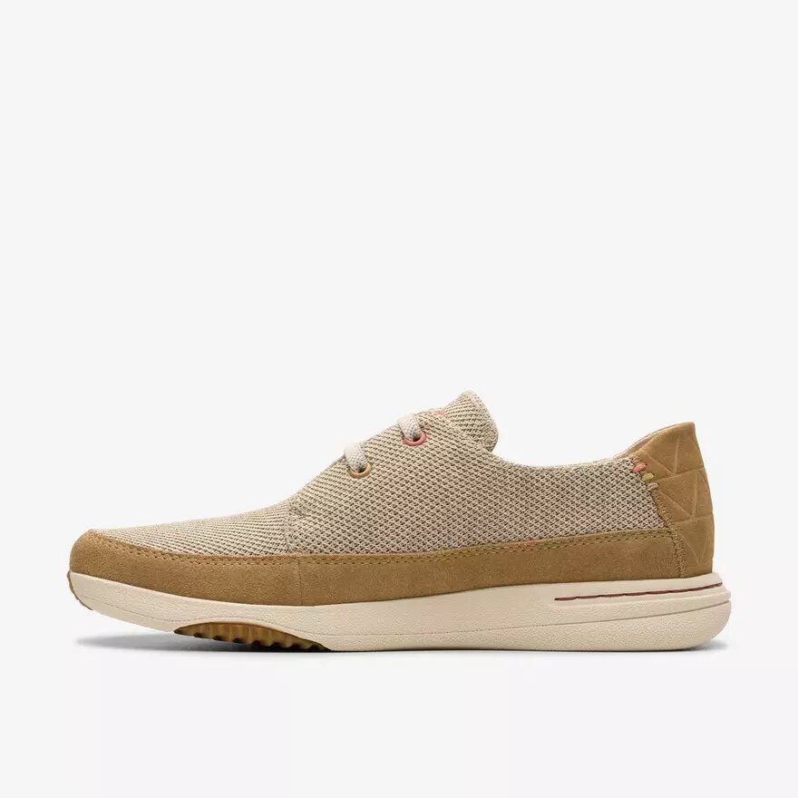 Easeway Lace Sand-combinatiesneakers voor heren | clarks US Easeway Lace Sand-combinatiesneakers voor heren | clarks US