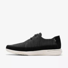 Easeway Lace zwarte combinatiesneakers voor heren