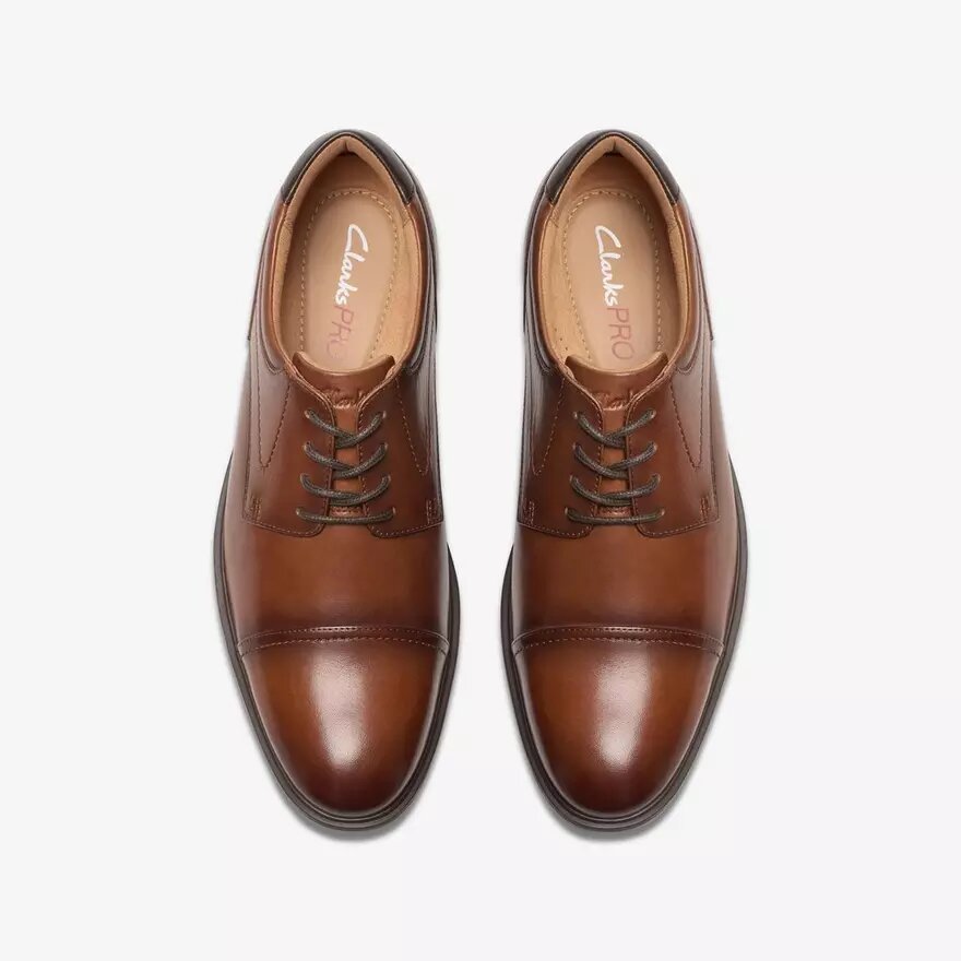 Eldredge Cap donkerbruine leren Oxfords voor heren | Clark’s Eldredge Cap donkerbruine leren Oxfords voor heren | Clark’s