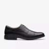 Eldredge Cap heren-Oxfords van zwart leer | clarks