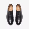 Eldredge Cap heren-Oxfords van zwart leer | clarks