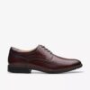 Eldredge effen donkerbruine leren Oxfords voor heren | Clark’s Eldredge effen donkerbruine leren Oxfords voor heren | Clark’s