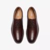 Eldredge effen donkerbruine leren Oxfords voor heren | Clark’s Eldredge effen donkerbruine leren Oxfords voor heren | Clark’s
