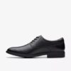 Eldredge effen zwarte leren Oxfords voor heren | clarks Eldredge effen zwarte leren Oxfords voor heren | clarks