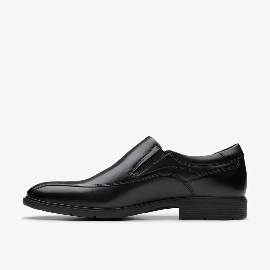 Eldredge Step herenloafer van zwart leer Eldredge Step herenloafer van zwart leer