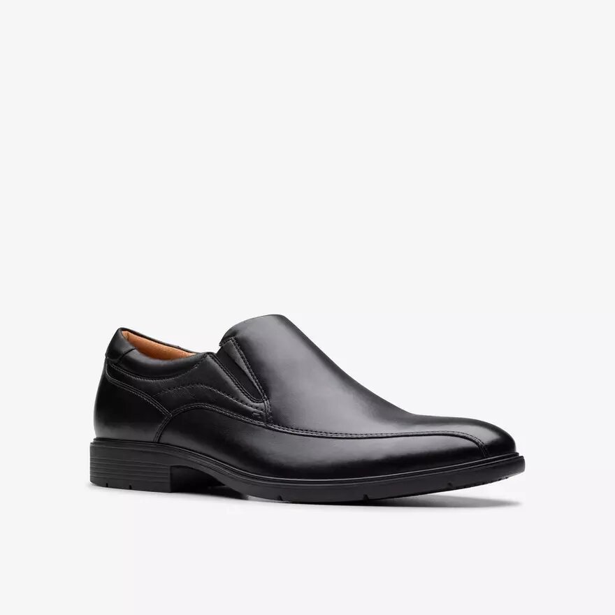 Eldredge Step herenloafer van zwart leer Eldredge Step herenloafer van zwart leer