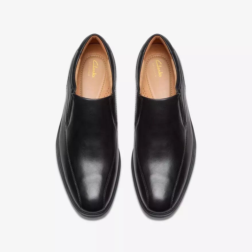 Eldredge Step herenloafer van zwart leer Eldredge Step herenloafer van zwart leer