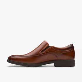 Eldredge Step herenschoenen van donkerbruin leer