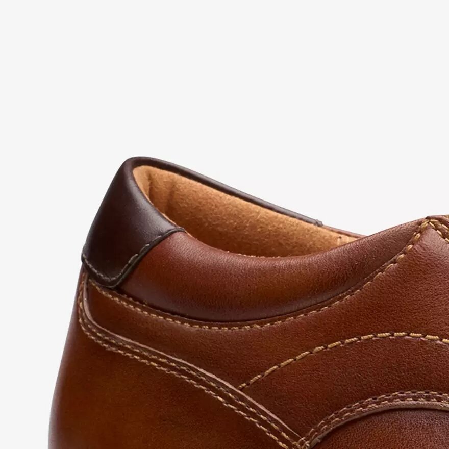 Eldredge Step herenschoenen van donkerbruin leer Eldredge Step herenschoenen van donkerbruin leer
