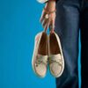 Elliotte Sail crèmekleurige leren Mocassins voor dames