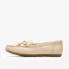 Elliotte Sail crèmekleurige leren Mocassins voor dames