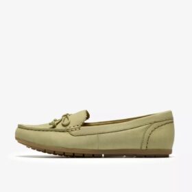 Elliotte Sail Sage nubuck Mocassins voor dames