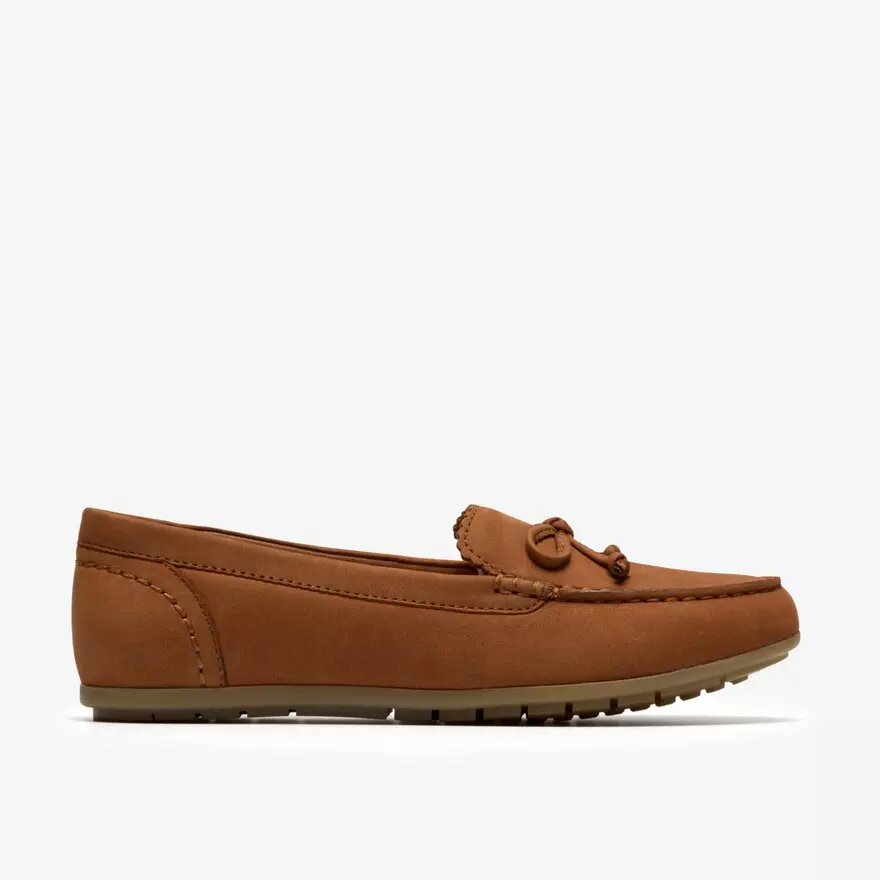 Elliotte Sail tan nubuck Mocassins voor dames Elliotte Sail tan nubuck Mocassins voor dames