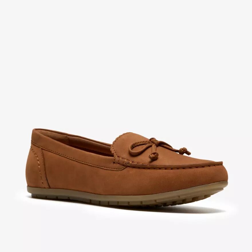 Elliotte Sail tan nubuck Mocassins voor dames Elliotte Sail tan nubuck Mocassins voor dames
