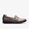Ellowyn Penny Bronze Metallic slip-ons voor dames Ellowyn Penny Bronze Metallic slip-ons voor dames