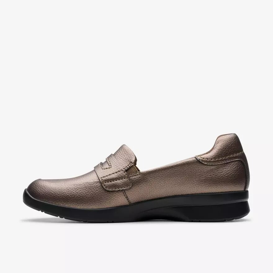 Ellowyn Penny Bronze Metallic slip-ons voor dames Ellowyn Penny Bronze Metallic slip-ons voor dames