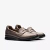 Ellowyn Penny Bronze Metallic slip-ons voor dames Ellowyn Penny Bronze Metallic slip-ons voor dames