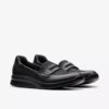 Ellowyn Penny slip-ons voor dames van zwart leer