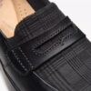 Ellowyn Penny slip-ons voor dames van zwart leer