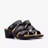 Emily 2 Adella zwarte leren Sandalen met hak voor dames
