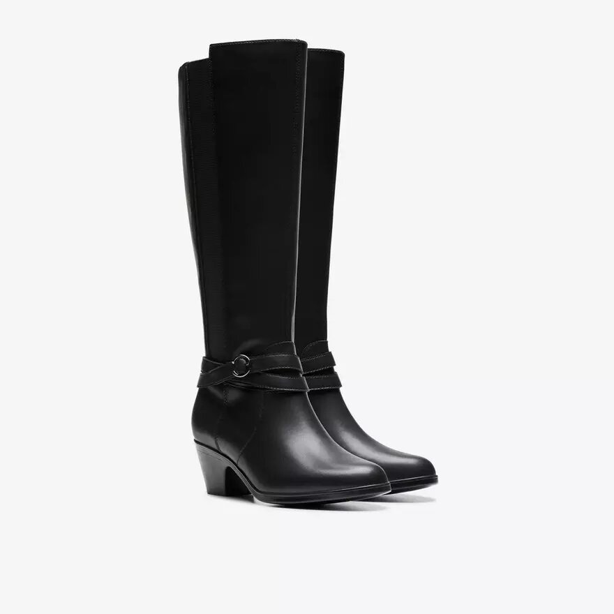 Emily 2 Dream kniehoge laarzen van zwart leer voor dames Emily 2 Dream kniehoge laarzen van zwart leer voor dames